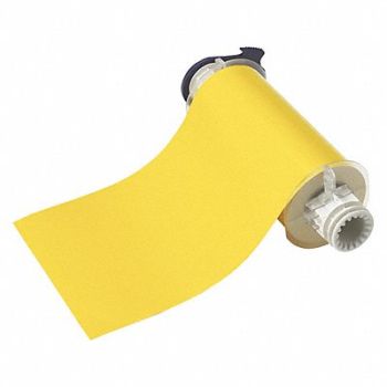 BRADY D9019 Tape Yellow 7 in W 50 ft L, 6GC53