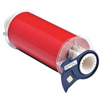 BRADY D9019 Tape Cartridge Red 50 ft L 7 in W, 6GC55