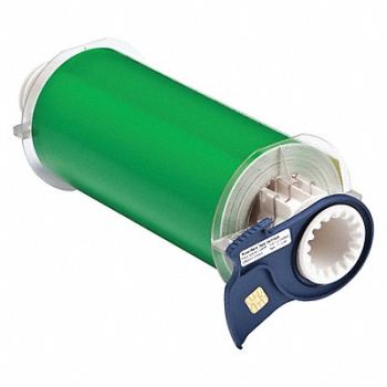 BRADY D9019 Tape Green 50 ft L 7 in W, 6GC56