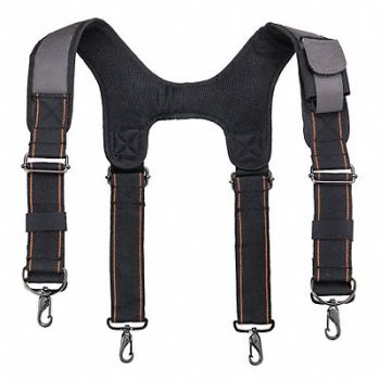 ARSENAL BY ERGODYNE Gray Tool Belt Suspndrs Bllistic Plystr, 6GFP8