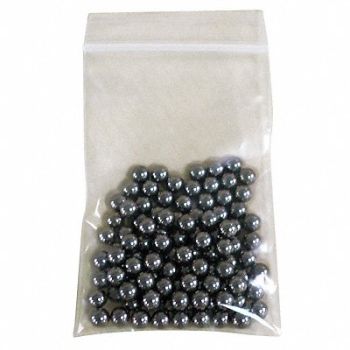 GRAINGER APPROVED Reclosable Poly Bag Standard PK100, 6GGN6