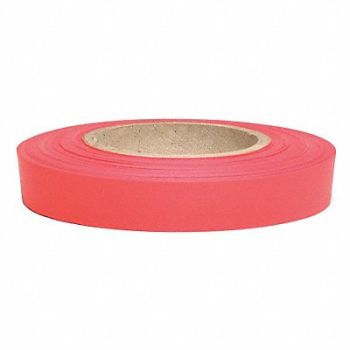 PRESCO PRODUCTS CO Flagging Tape Red Glo 150 ft x 1/2 In, 6GJN1