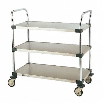 METRO Metal Shelf Cart 375 lb SS, 6GJY2