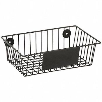 GRAINGER APPROVED Eyewear Disp Rack Tray Blk Stl Wall Mtg, 6GLD0
