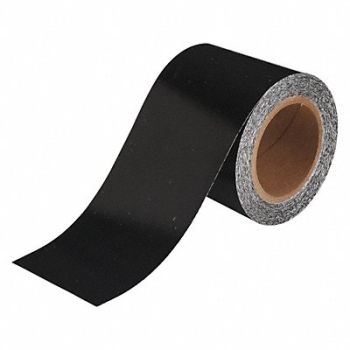 BRADY D3617 Pipe Marking Tape Blck 4in W 90ft Roll L, 6GP28
