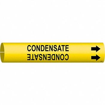 BRADY Pipe Marker Condensate 7/8 in H 7/8 in W, 6GT32