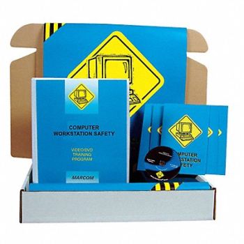 MARCOM SafetyTrainingKit DVD ComputerWrkstation, 6GWG0