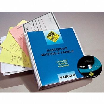MARCOM DVDSafetyProgram HazardousLabels, 6GWJ9
