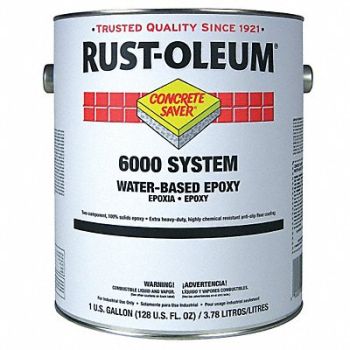 RUST-OLEUM Floor Coating 6000 Clear 1 gal Can, 6H050