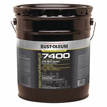 RUST-OLEUM H7154 7400 Alkyd Enamel Safety Blue 5 gal., 6H110