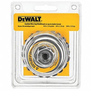 DEWALT Knot Wire Cup Brush Arbor 0.02, 592U87