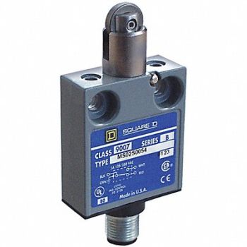SQUARE D Miniature Limit Switch Parallel Roller, 6HCG3