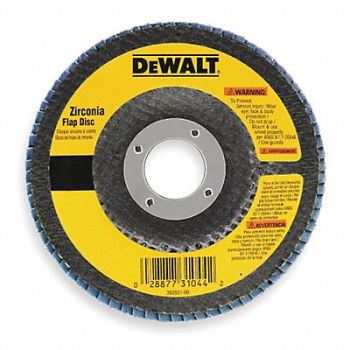 DEWALT Arbor Mount Flap Disc 4in 60 Med., 6HD49