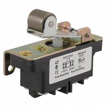 SQUARE D Industrial Swch 10A 2 NO 2 NC Rollr Levr, 6HHD9