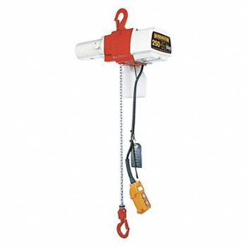 HARRINGTON Electric Chain Hoist 250 lb 20 ft., 6HJP9