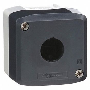 SCHNEIDER ELECTRIC Pushbutton Enclosure 2.68 in Plastic, 6HK19