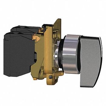 SCHNEIDER ELECTRIC Non-Illum Selector Switch Metal IP 65, 6HK67