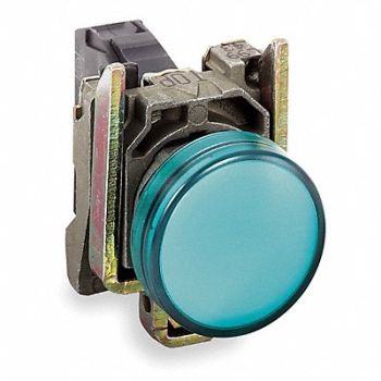 SCHNEIDER ELECTRIC Pilot Light Head Green 22mm, 6HK88