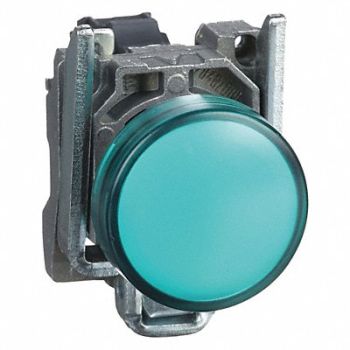 SCHNEIDER ELECTRIC Pilot Light Complete Green LED, 6HK97