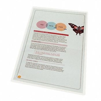 SIRCLE Heat Laminating Pouches 9x14-1/2in PK50, 6HKA7