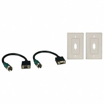 TRIPP LITE SVGA Connector Kit SVGA Wall Plate, 6HKN4