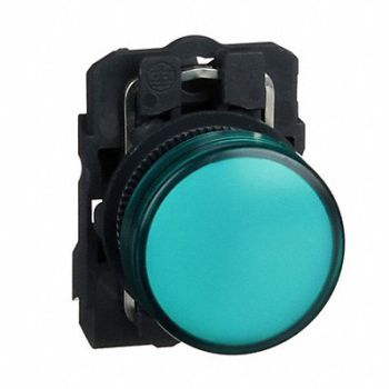 SCHNEIDER ELECTRIC Pilot Light Complete Green LED, 6HL81