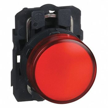 SCHNEIDER ELECTRIC Pilot Light Complete Red LED, 6HL82