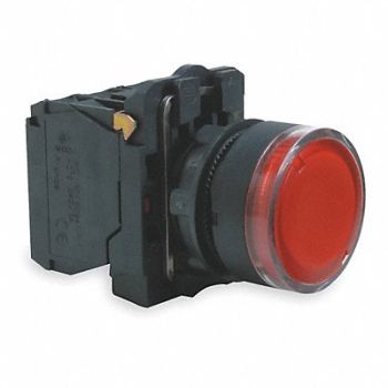 SCHNEIDER ELECTRIC Illuminated Push Button 22mm Red, 6HL97