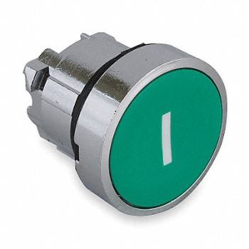 SCHNEIDER ELECTRIC Non-Illum Push Button Operator Green, 6HM95