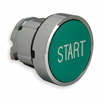 SCHNEIDER ELECTRIC Non-Illum Push Button Operator Green, 6HM96