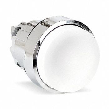 SCHNEIDER ELECTRIC H6993 Pushbutton 22mm WH Momentary Extended, 6HP17