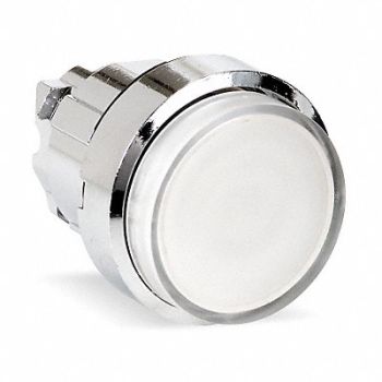 SCHNEIDER ELECTRIC Illum Push Button Operator 22mm White, 6HN70