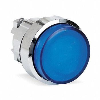SCHNEIDER ELECTRIC Illum Push Button Operator 22mm Blue, 6HN79