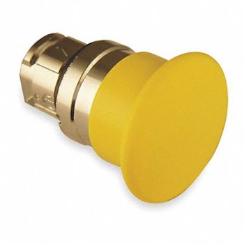 SCHNEIDER ELECTRIC H6982 Non-Illum Push Button Operator Yellow, 6HP61