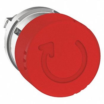 SCHNEIDER ELECTRIC Non-Illum Push Button Operator 22mm Red, 6HP66