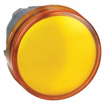 SCHNEIDER ELECTRIC Pilot Light Head Yellow LED, 6HP81