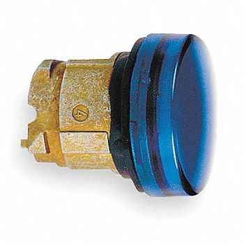 SCHNEIDER ELECTRIC Pilot Light Head Blue LED, 6HP83