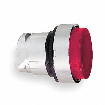 SCHNEIDER ELECTRIC Illum Push Button Operator 22mm Red, 6HR48
