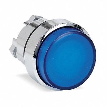 SCHNEIDER ELECTRIC Illum Push Button Operator 22mm Blue, 6HR53