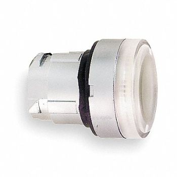 SCHNEIDER ELECTRIC Illum Push Button Operator 22mm White, 6HR55