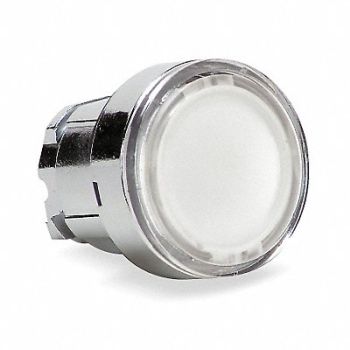 SCHNEIDER ELECTRIC Illum Push Button Operator 22mm White, 6HR56