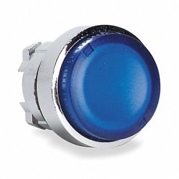 SCHNEIDER ELECTRIC Illum Push Button Operator 22mm Blue, 6HR63