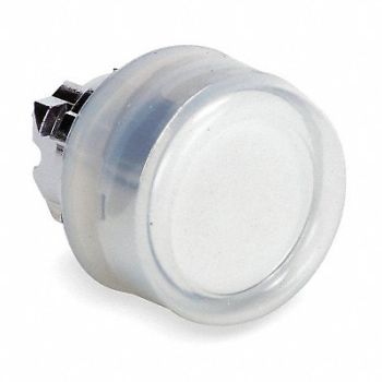 SCHNEIDER ELECTRIC Illum Push Button Operator 22mm White, 6HR66