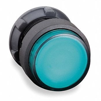 SCHNEIDER ELECTRIC Illum Push Button Operator 22mm Green, 6HV11