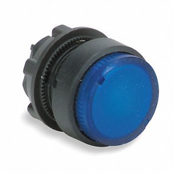 SCHNEIDER ELECTRIC Illum Push Button Operator 22mm Blue, 6HW92