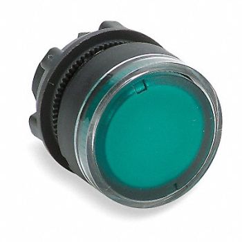 SCHNEIDER ELECTRIC Illum Push Button Operator 22mm Green, 6HW96