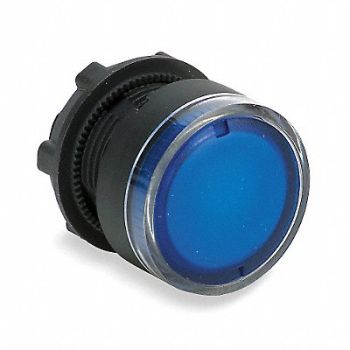 SCHNEIDER ELECTRIC Illum Push Button Operator 22mm Blue, 6HX04