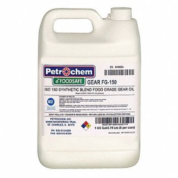 PETROCHEM Food Grade SemiSyn Gear Oil ISO 150, 6HXG4