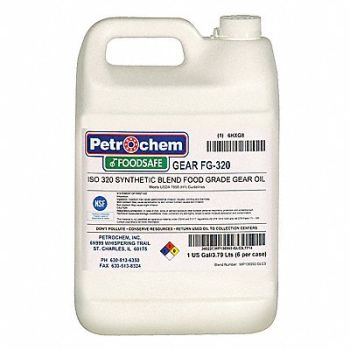 PETROCHEM Food Grade SemiSyn Gear Oil ISO 320, 6HXG8