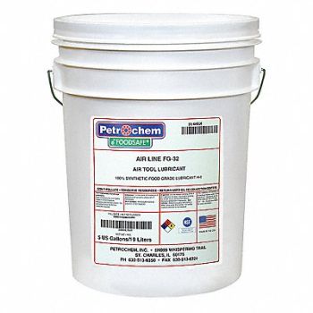 PETROCHEM Air Tool Lubricant Synthetic Base 5 gal., 6HXJ6